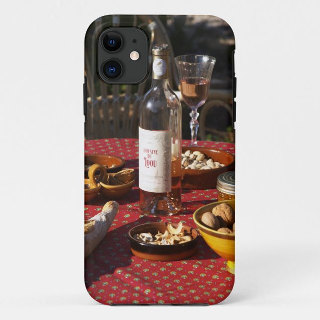 Aperitif and appetizers prepared: bread, olives, Case-Mate iPhone case (Back)