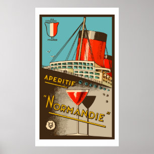 Apéritif NORMANDIE (France) Poster