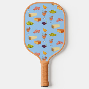Aperol and Cheese Pattern Pickleball Paddle