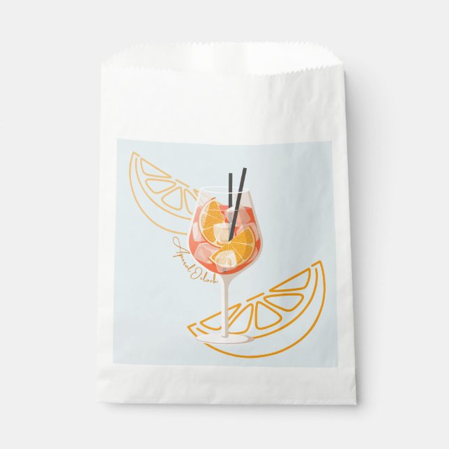 Aperol O'Clock Favour Bags (Front)