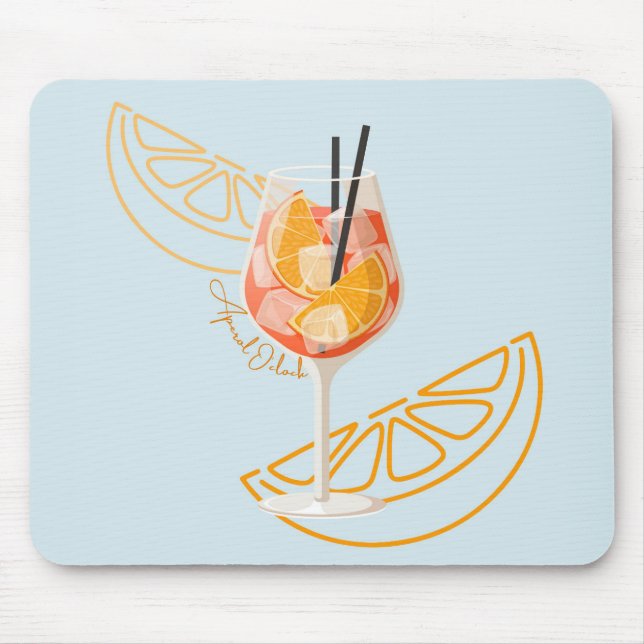   Aperol O'Clock Mouse Mat (Front)