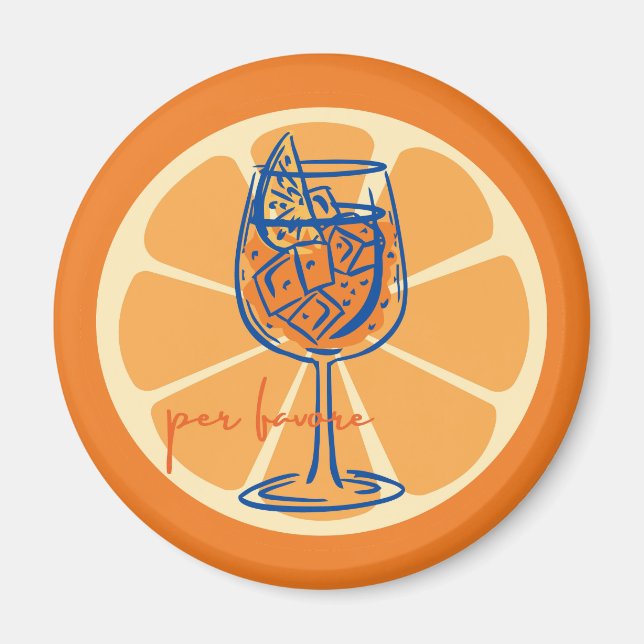 Aperol Per Favore Magnet (Front)