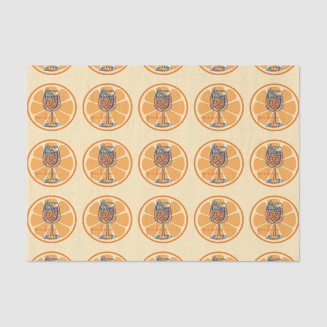 Aperol Per Favore Tissue Paper (Front)