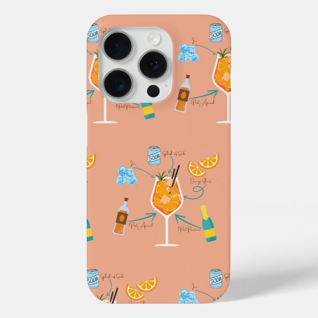 Aperol Recipe Case-Mate iPhone Case (Back)