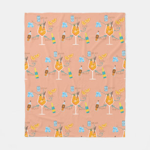 Aperol Recipe Fleece Blanket