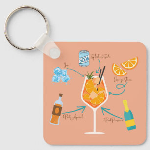 Aperol Recipe Key Ring