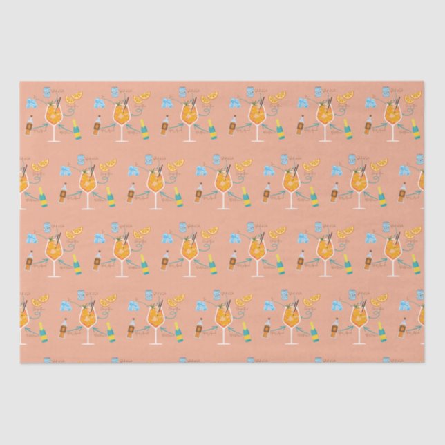Aperol Recipe Tissue Paper (Front)