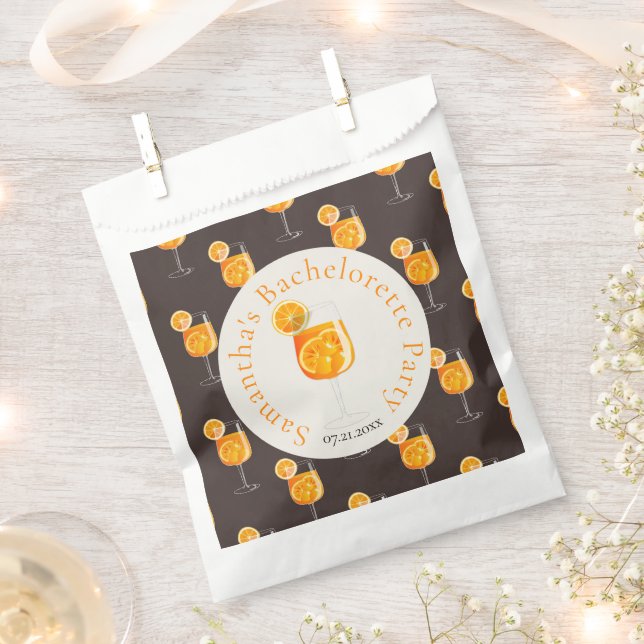 Aperol Spritz Bachelorette Party  Favour Bags (Clipped)