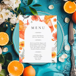 Aperol Spritz Bridal Shower Menu