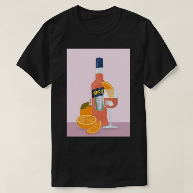 Aperol Spritz Drink Orange   T-Shirt (Design Front)