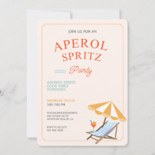 Aperol Spritz Party Invitation