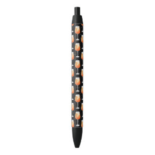 Aperol Spritz Pattern Black Ink Pen
