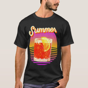 Aperol Spritz Recipe - Summer Cocktails   T-Shirt