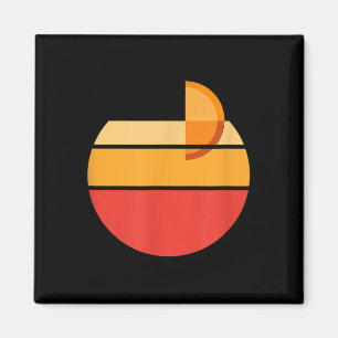 Aperol Spritz Sprizz Minimal Retro Sun Summer Tail Magnet