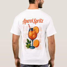 Aperol Spritz T-Shirt – Retro Italian Cocktail