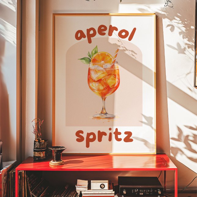 Aperol Spritz | Trendy Wall Art | Minimal Poster (Creator Uploaded)