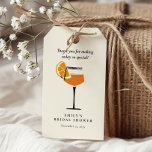 Aperol Spritz Tropical Bridal Shower Gift Tags<br><div class="desc">Aperol Spritz Tropical Bridal Shower Gift Tags</div>