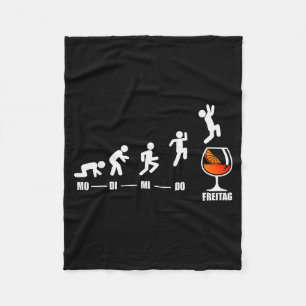 Aperol Spritz Week Finally Friday Weekend Aperol  Fleece Blanket