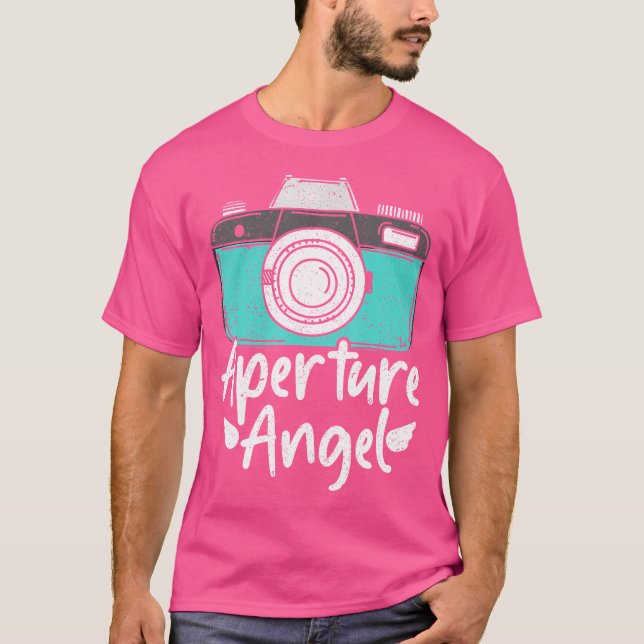 Aperture Angel - Photographer Funny Photography T-Shirt (Front)