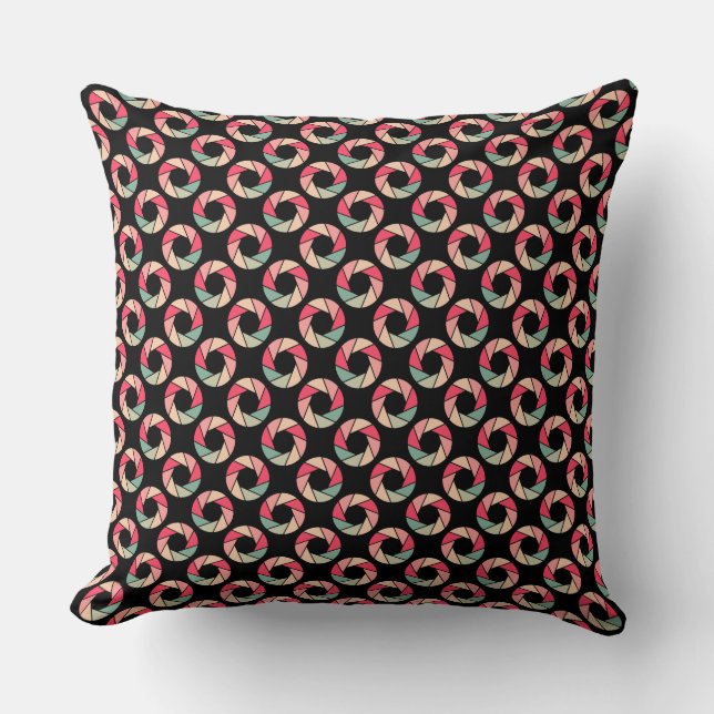 Aperture Pattern - Colours 02 Cushion (Front)