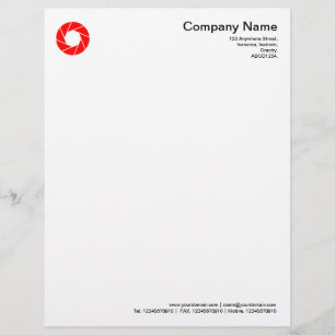 Aperture - Red Letterhead