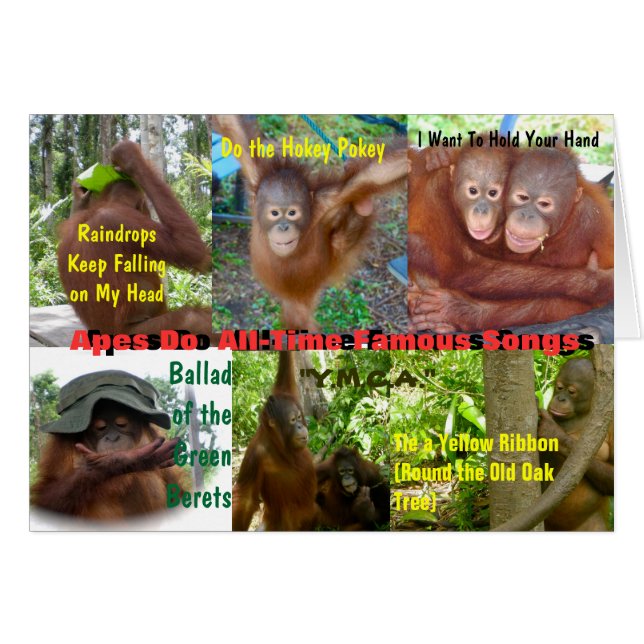 Apes Do All-Time Famous Songs (Front Horizontal)