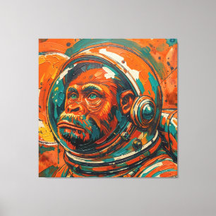 APES IN SPACE-2 CANVAS PRINT
