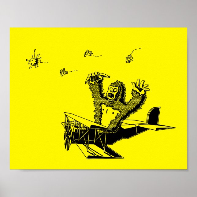 Apes On Planes Poster (Front)