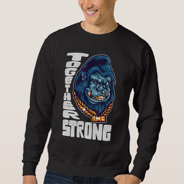 Apes Together Strong Meme Stock Short Squeeze Sweatshirt (Front)