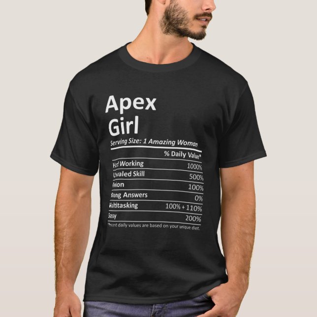 APEX GIRL NC NORTH CAROLINA Funny City Home Roots T-Shirt (Front)