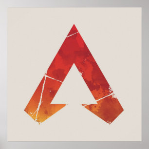 Apex Legends Logo Apex Legends Watercolor Symbol Poster