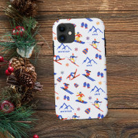 Apex Mountain Canada Ski Snowboard Pattern