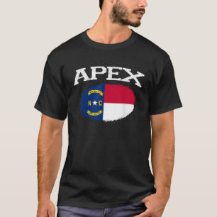 APEX NC NORTH CAROLINA Flag Vintage USA Sports Men T-Shirt