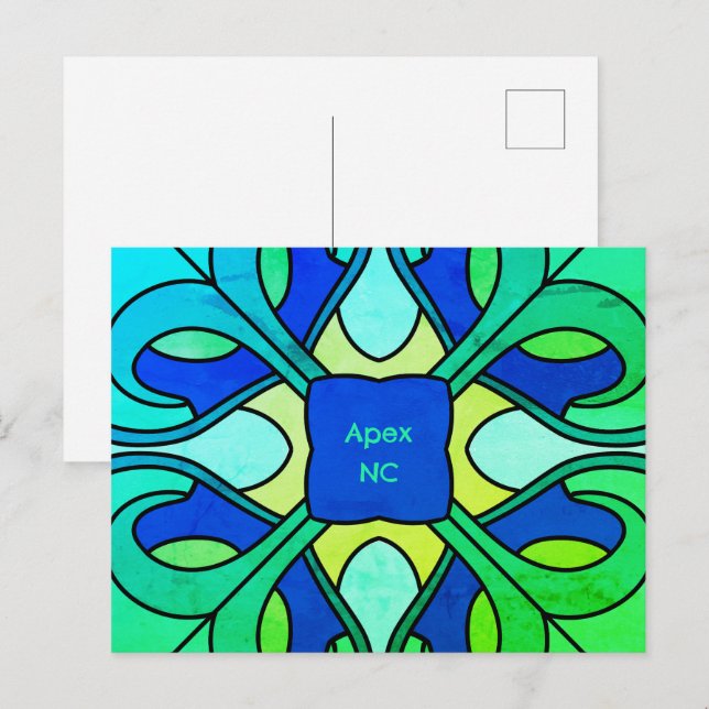 Apex North Carolina  Postcard (Front/Back)