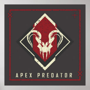 Apex Predator Achievement Badge Poster