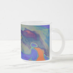 Apfelblüte/Apple blossom b/o/g Frosted Glass Coffee Mug