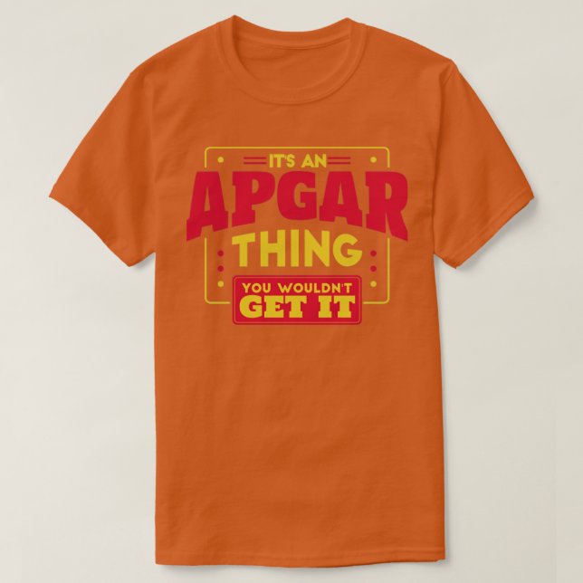 Apgar T-Shirt (Design Front)