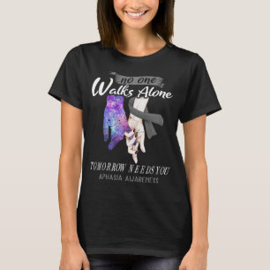 Aphasia Awareness Ribbon Support Gifts T-Shirt