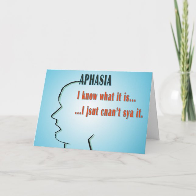 Aphasia Card (Front)
