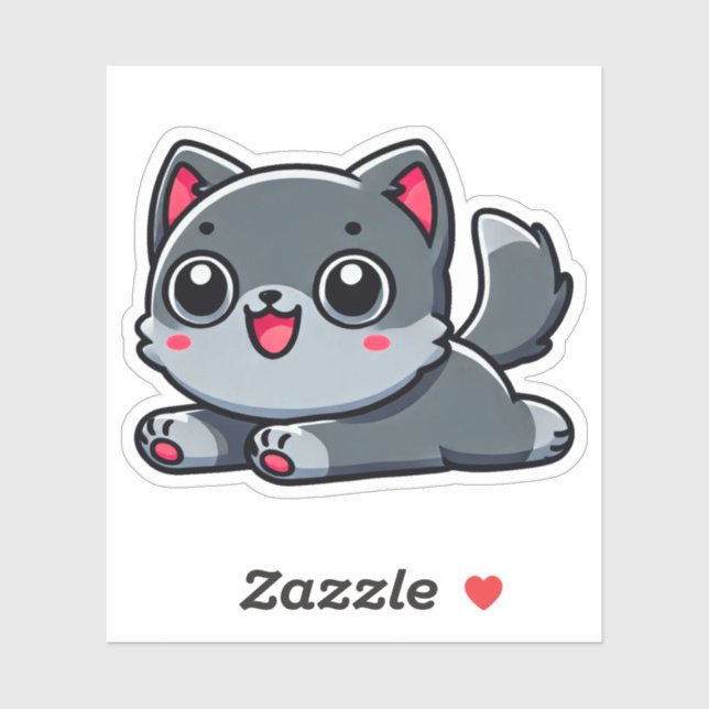 Aphmau, Aaron, Meemeows, Cute Wolf, Cats Stickers (Sheet)