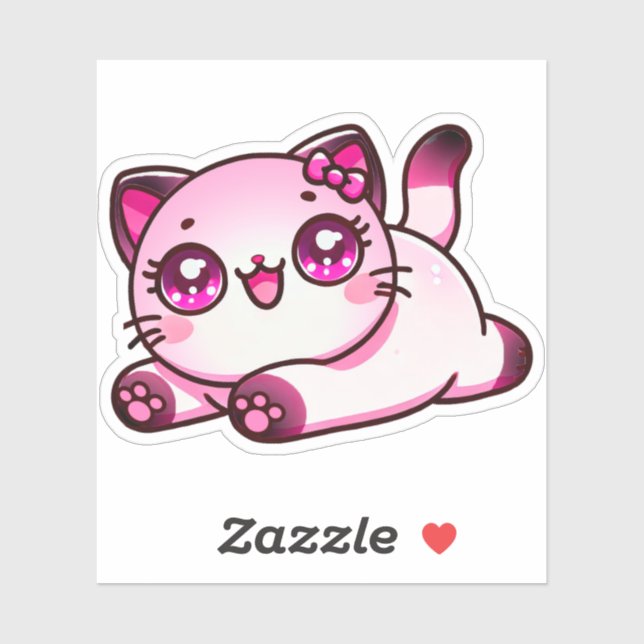 Aphmau, Kawaii Chan, Meemeows, Cute Cat, Stickers (Sheet)