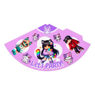 Aphmau Style, Birthday Girl, Cute Gamer, Minecraft Party Hat