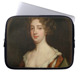 Aphra Behn (1640-89) (oil on canvas) Laptop Sleeve