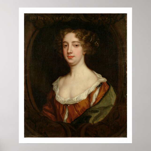 Aphra Behn (1640-89) (oil on canvas) Poster (Front)