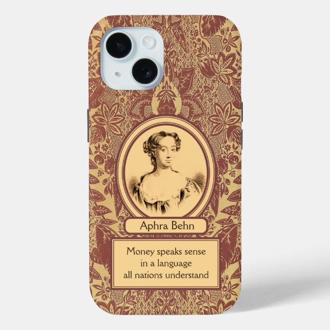 Aphra Behn's Money Case-Mate iPhone Case (Back)