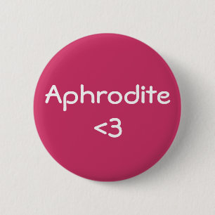 Aphrodite <3 Goddess of Love 6 Cm Round Badge
