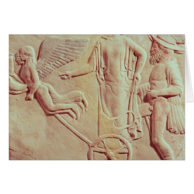 Aphrodite and Hermes riding on a chariot (Front Horizontal)