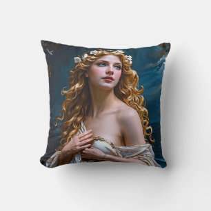 "Aphrodite: Goddess of Love and Light" Cushion