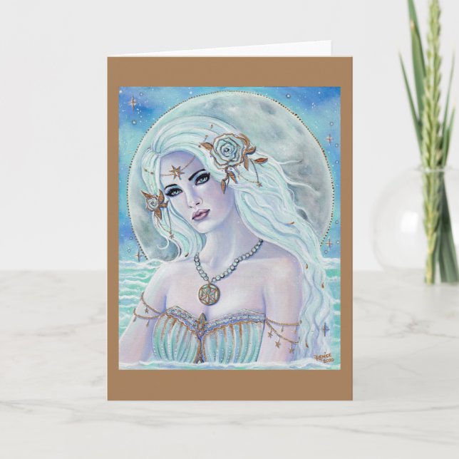 Aphrodite goddess of love by Renee Lavoie Card (Front)
