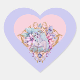 Aphrodite goddess of love roses by Renee Heart Sticker